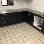SS Benchtop L shape Canningvale