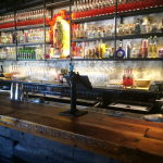 Powdercoated Black Drinks Shelving - El Grotto