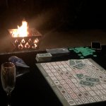 Fire-pit-flames-lit