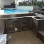 Stainless Steel Outdoor Bar