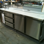 Stainless Steel Salad Prep and Fridge Unit